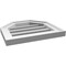 Ekena Millwork Octagonal Top Surface Mount PVC Gable Vent w/ 2"W x 1-1/2"P Brickmould Frame, 16"W x 14"H GVPOT16X1402SF - alternate 5
